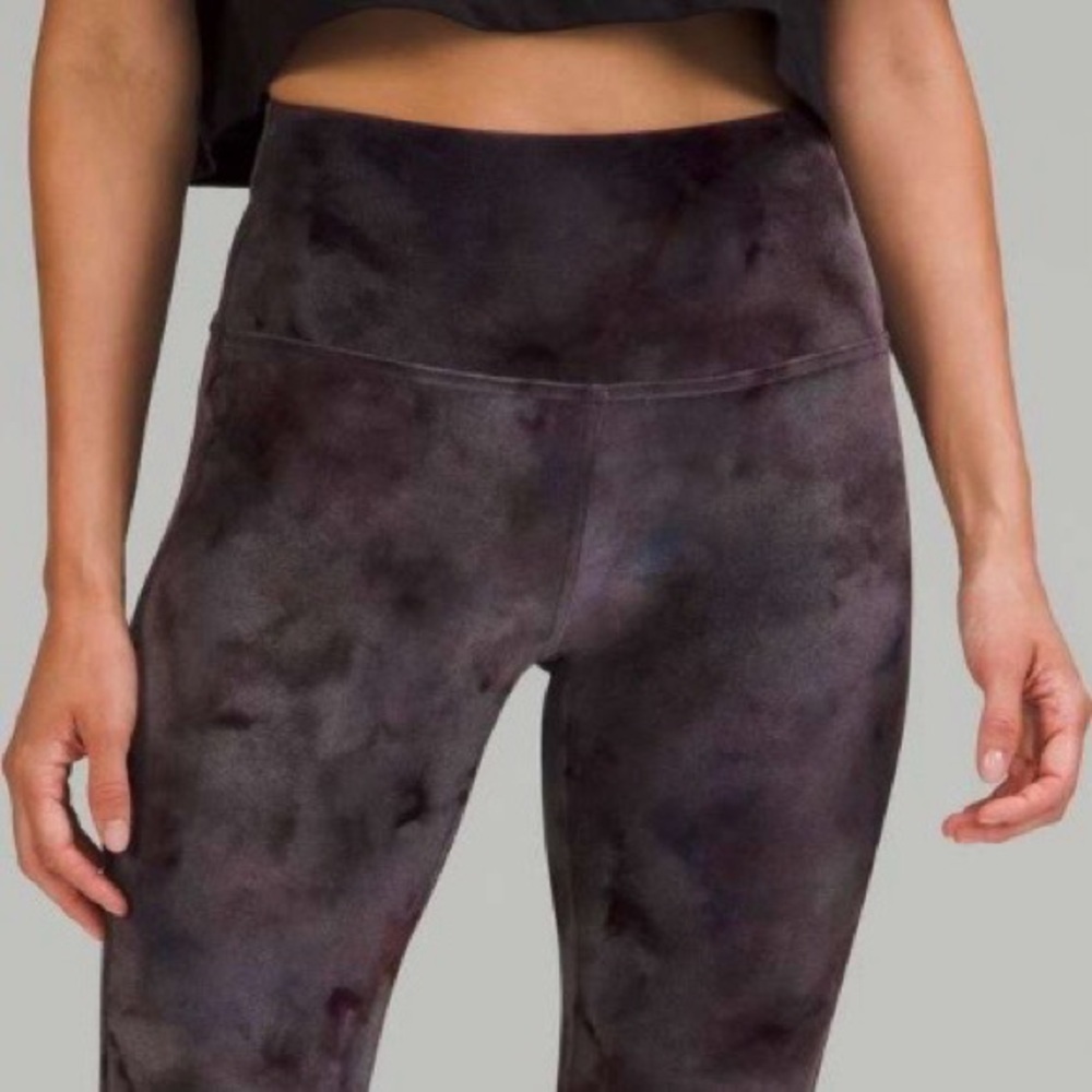 Lululemon Wunder Lounge Short 8" *Velour in Interstellar Dark Grey Multi